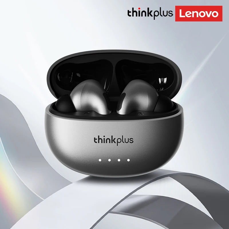 Lenovo LP5 TWS Wireless Bluetooth Earphones with Mic, Lenovo LP5 Gaming Earbuds Bluetooth 5.3 Headphones, Noise Cancelling Sports Earbuds with HD Calls & Charging Case