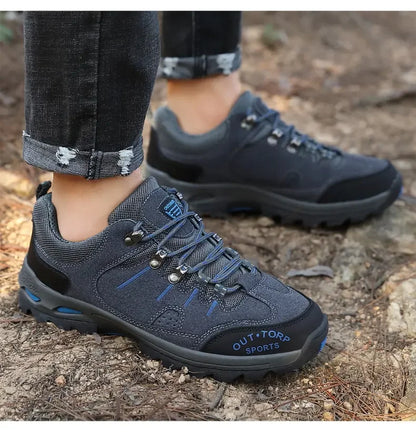 Retro Style Men  Sports Shoes Autumn and Winter Short Boots Anti Slip Hiking Shoe Suitable for Ankle Boots Urban Commuting 2025