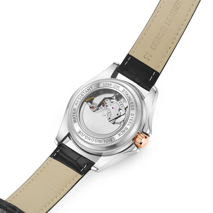 New High-End Luxury Automatic Mechanical Men's Watch with Starry Sky Luminous Dial, Elegant Tourbillon Movement, Perfect for Business or Casual Wear, Ideal Christmas or Birthday Gift, Holiday Gift Watch, the Best Gift for Him