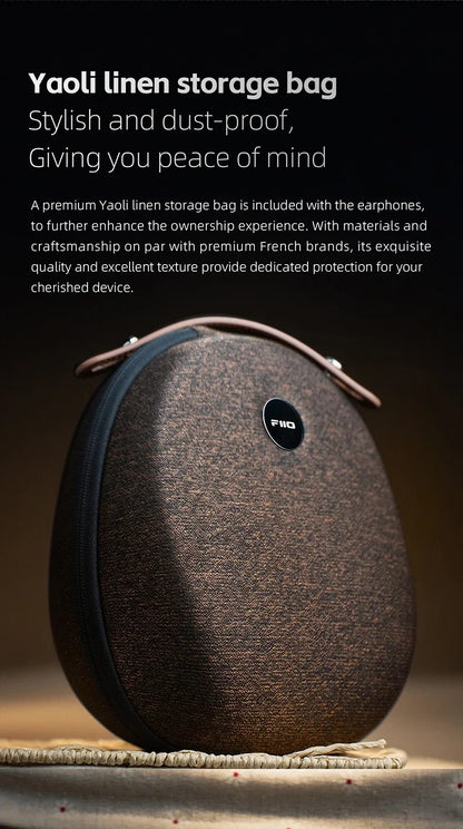 FiiO FT13 Audiophile Closed-Back HiFi Wired Headphones – Hi-Res Audio Premium Studio-Grade Over-Ear Headset