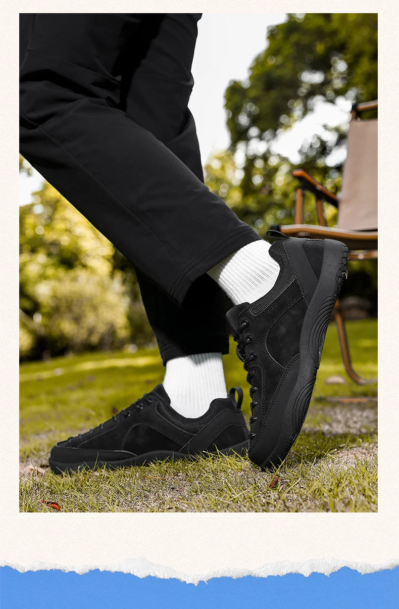 2026 New Men's Wide Width Shoes Minimalist Barefoot Sneakers Hiking Zero Drop Running Shoes Outdoor Wide Toe Non-Slip Sneakers