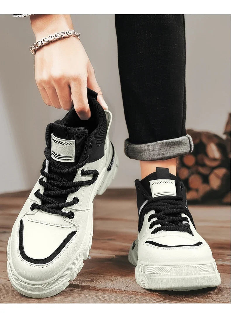 Bottes montantes Unky jaunes et noires 2026 pour hommes – Imperméables et résistantes à l'usure, idéales pour les adolescents du Golfe
