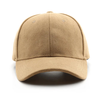 Afslappede baseballkasketter til kvinder og mænd – modekasketter i ruskind til efterår og vinter – udendørs solkasketter – snapback-kasketter – unisex-kasketter i ensfarvet design – hiphop-kasketter