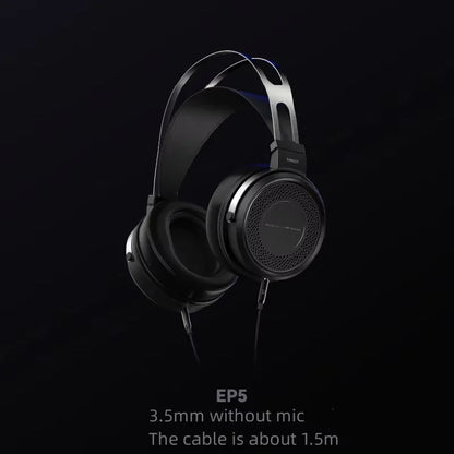 SIMGOT EP5 High-Performance 50mm Dynamic Driver Wired Headphones – HiFi Gaming Headset, Low Impedance, High Sensitivity, 7.1 Surround Sound