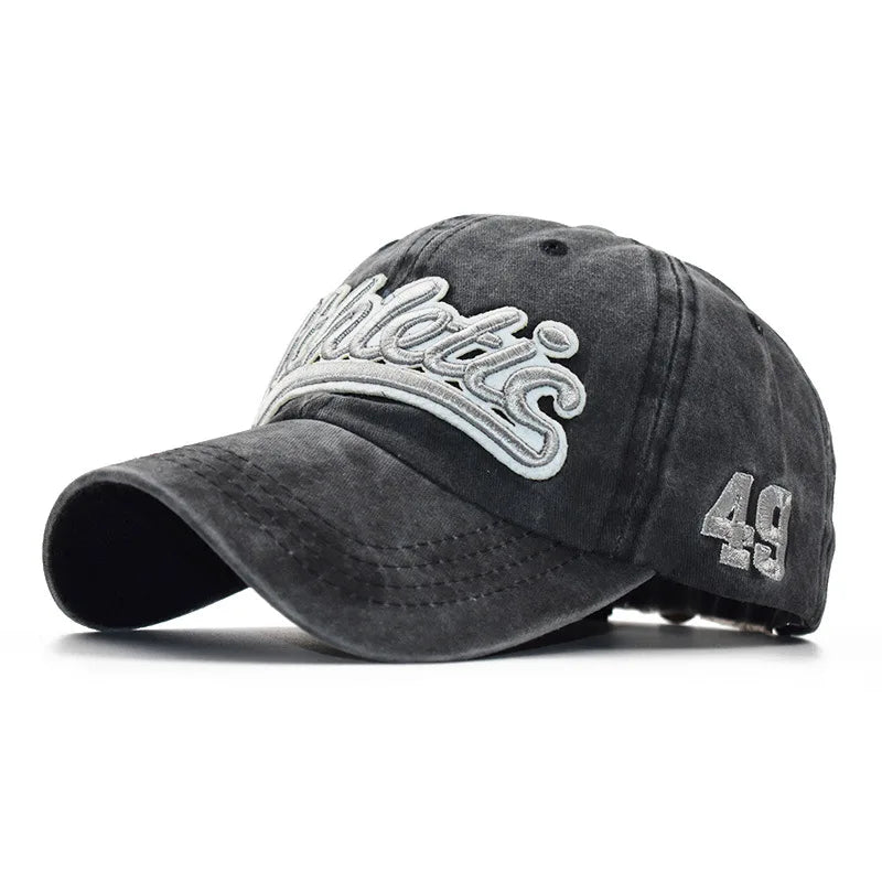 CNTANG Men's Baseball Cap Summer Fashion Cotton Letter Embroidery Hip Hop Hat Snapback Casual Outdoor Men Sports Caps Adjustable