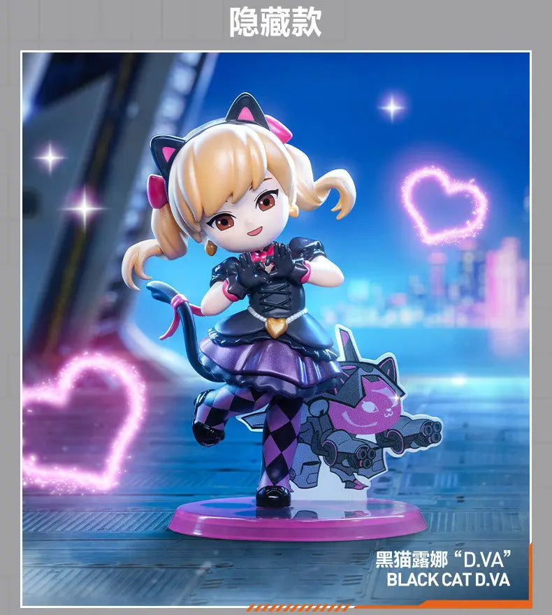 POP MART Genuína Overwatch Play Of The Game Series Blind Box — Figuras colecionáveis em PVC, ornamentos de secretária e modelos de brinquedo para fãs