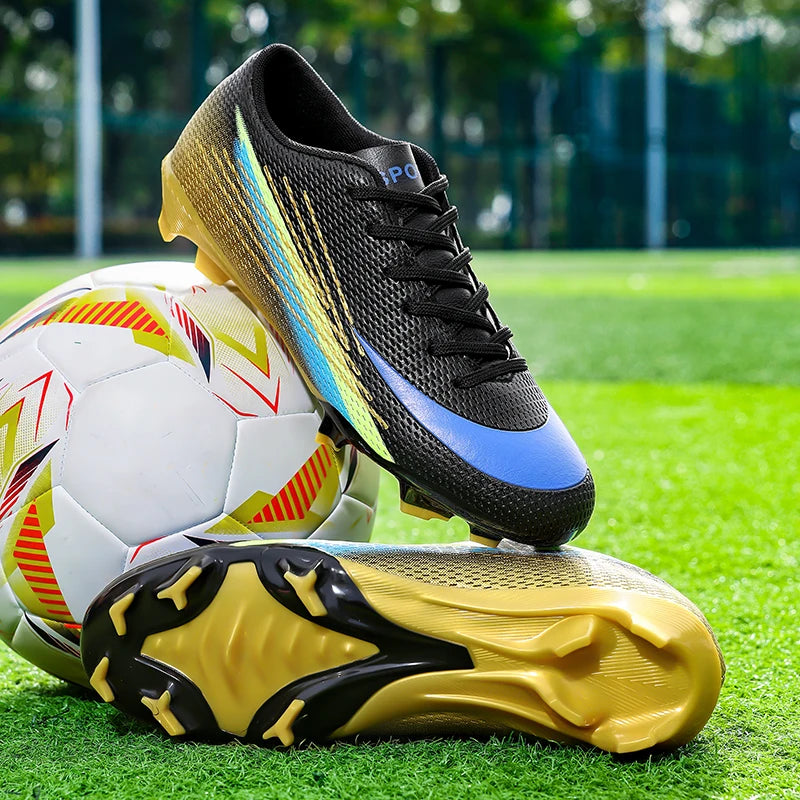 Bottes de Football pour hommes, chaussures de stade à ongles longs, confortables, de haute qualité, antidérapantes, pour Match de société professionnelle