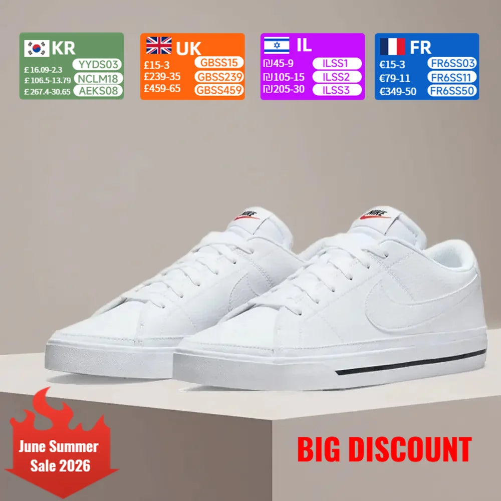 Zapatillas Nike Court Legacy: comodidad clásica, amortiguación, antideslizantes, duraderas, para uso casual diario DH3162-101