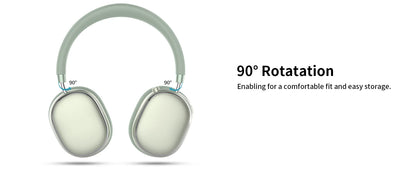 Hybrid Active Noise Cancelling Headphones with Knob Control 65H Playtime Over Ear Headphones Wireless Bluetooth 6.0 Hi-Res Audio