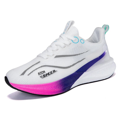 2025 Men's And Women's Professional Carbon Board Marathon Running Shoes Shock Absorption Ultra-light Stable Support Sports Shoes