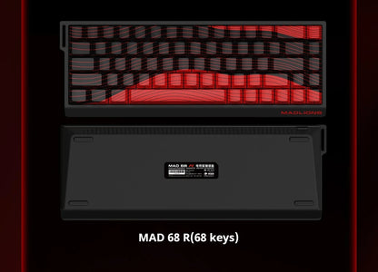 Teclado gaming FGG MAD60 RGB de eje magnético, dedicado para juegos, con hot-swap completo de teclas, respuesta rápida y personalización de nivel inicial