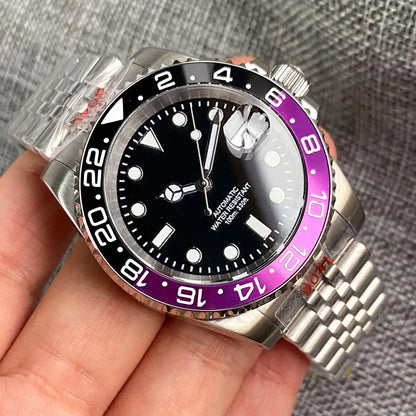 200m Waterproof Miyota8215 Automatic Men Watch Diver Watches 40mm Mechanical Movement Luminous Jubilee Strap Glide Lock Buckle