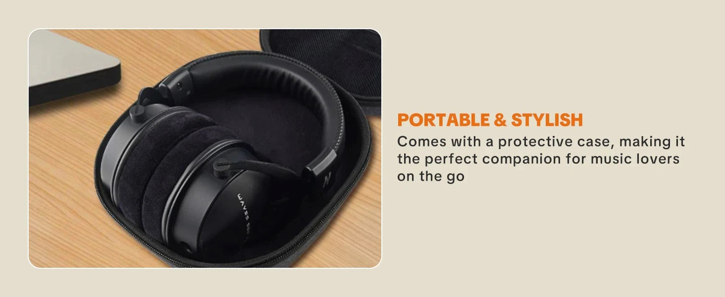 Talomen TOP W550X Over-Ear Wired Headphones with 50mm Drivers, Deep Bass, Detachable Cable & Built-in Microphone – Gaming, DJ, Studio & Office Headset