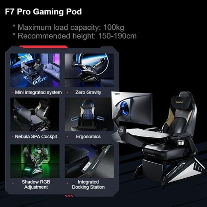 Ergonomic Gaming Office Chair E-Sports Chair with Adjustable Height, Executive Computer Desk Chair, Comfortable Swivel Armchair for Gaming & Work
