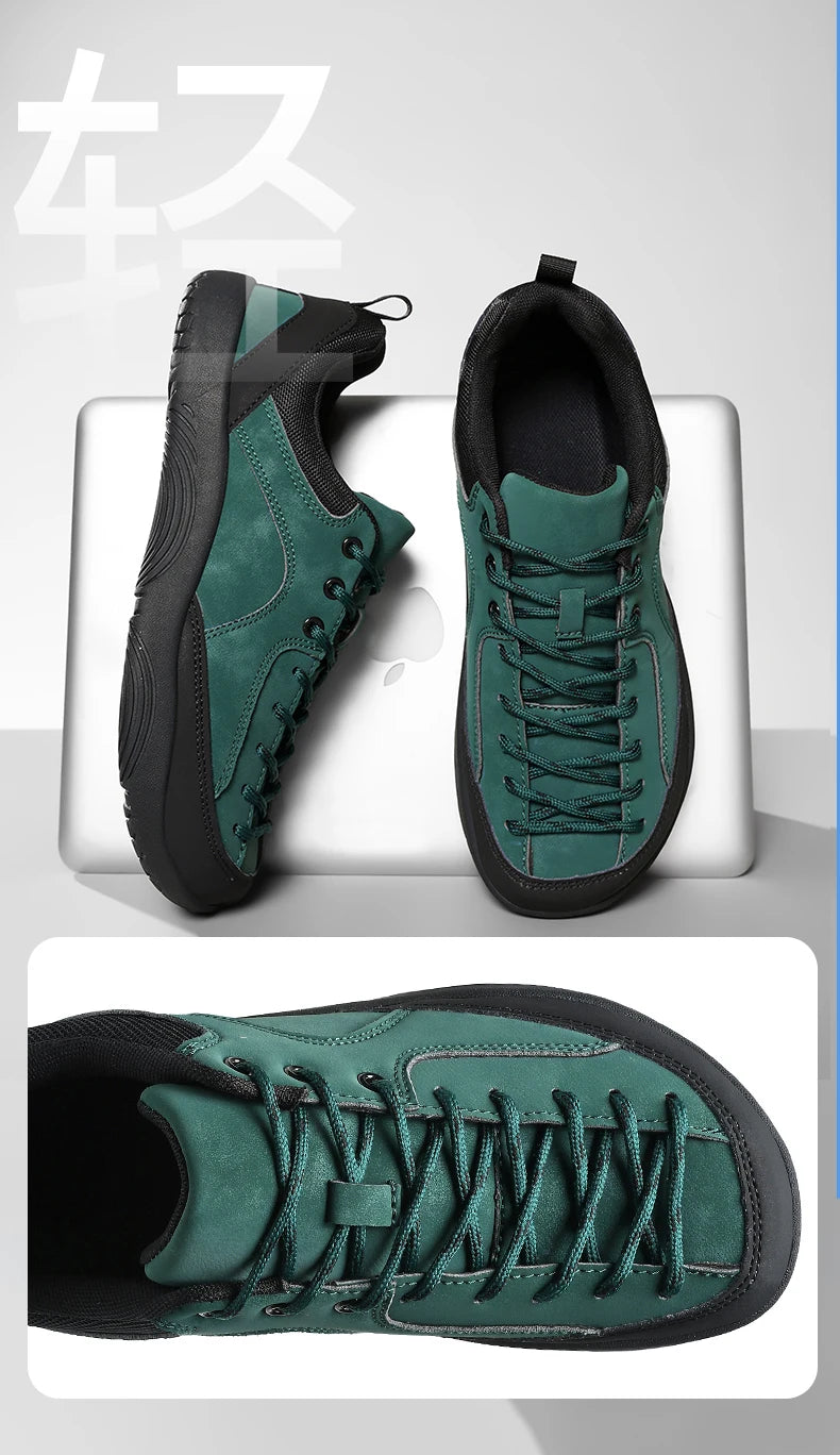2026 New Men's Wide Width Shoes Minimalist Barefoot Sneakers Hiking Zero Drop Running Shoes Outdoor Wide Toe Non-Slip Sneakers