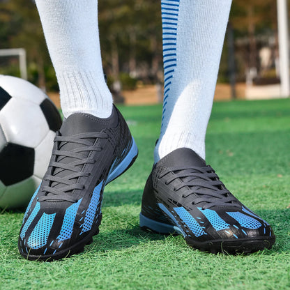 Chaussures de football pour homme, chaussures de futsal, chaussures de football en salle, sport, match, entraînement, enfants, crampons TF, gazon, cheville, best-seller, haute qualité, légères