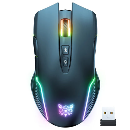 Lenovo CW905 Wireless Gaming Mouse 3600 DPI RGB Ergonomic Gaming Mouse with 7 Buttons, Adjustable DPI, USB Gaming Mouse for PC & Laptop
