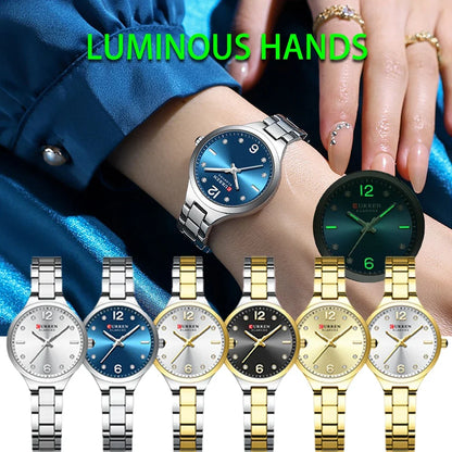 CURREN Luxury Women Bracelet Quartz Watches For Women Magnetic Watch Ladies Sports Dress Wrist Watch Clock Relogio Feminino