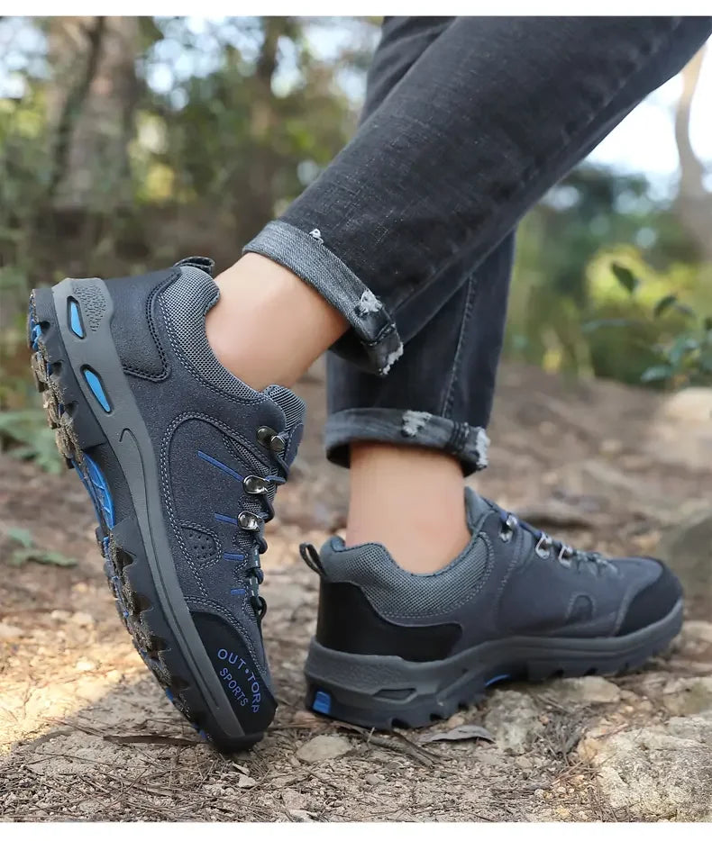 Retro Style Men  Sports Shoes Autumn and Winter Short Boots Anti Slip Hiking Shoe Suitable for Ankle Boots Urban Commuting 2025