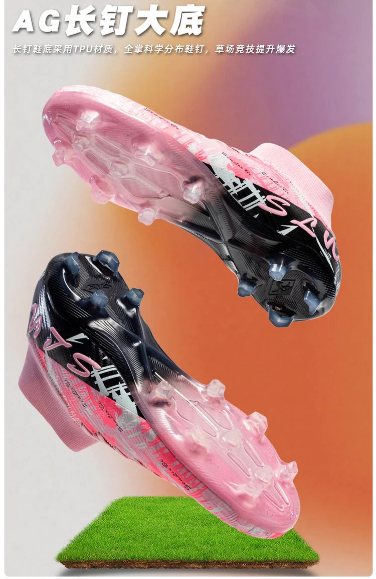 Botas de fútbol profesionales para hombre, zapatillas de fútbol Society, tacos de fútbol FG ultraligeros para entrenamiento, calzado deportivo de fútbol para exterior