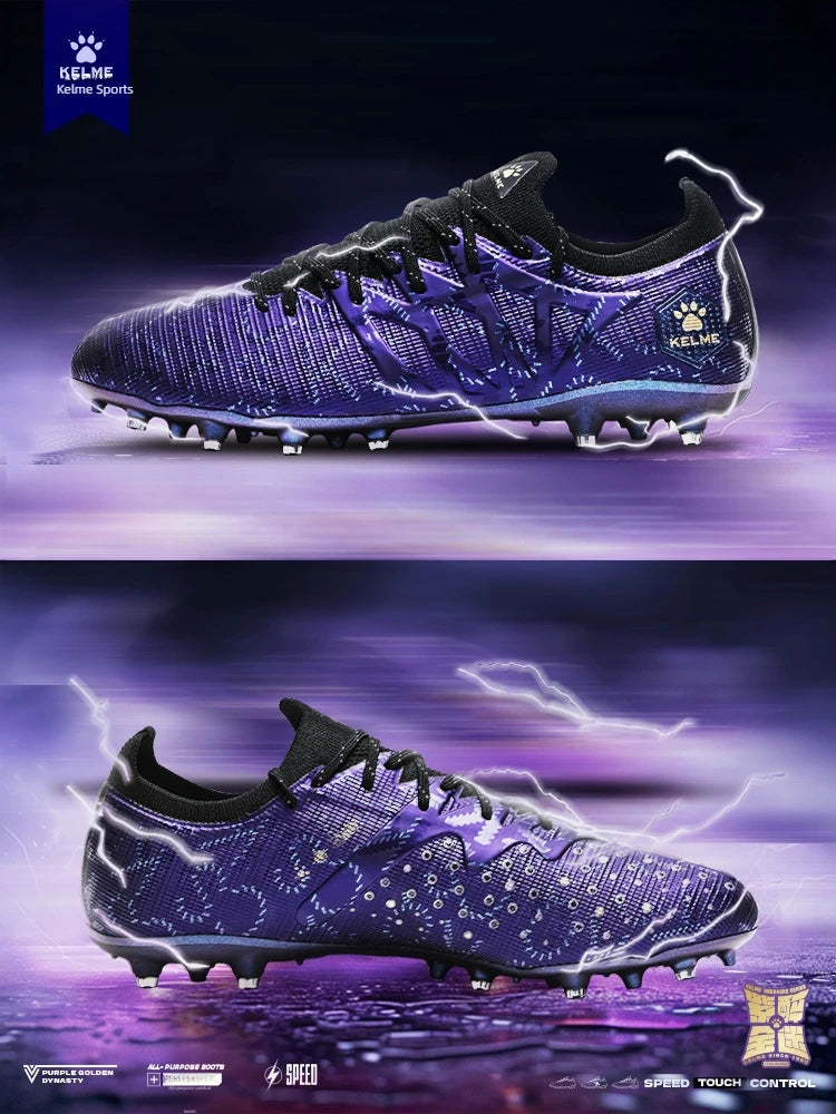 KELME Adult Botas de fútbol para hombre Blast 3.0 con tacos cortos MG, calzado deportivo profesional para partido y entrenamiento, transpirable