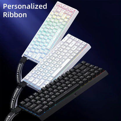 Teclado gaming MCHOSE ACE 68 con switches magnéticos Hall Effect, Rapid Trigger, RGB programable, 8K Hz y funciones DKS/MT/TGL/RS/SOCD