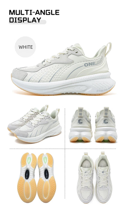ONEMIX Scarpe da corsa invernali da allenamento per uomo Scarpe sportive in pelle calde e resistenti all’usura Scarpe da jogging da donna Scarpe da passeggio
