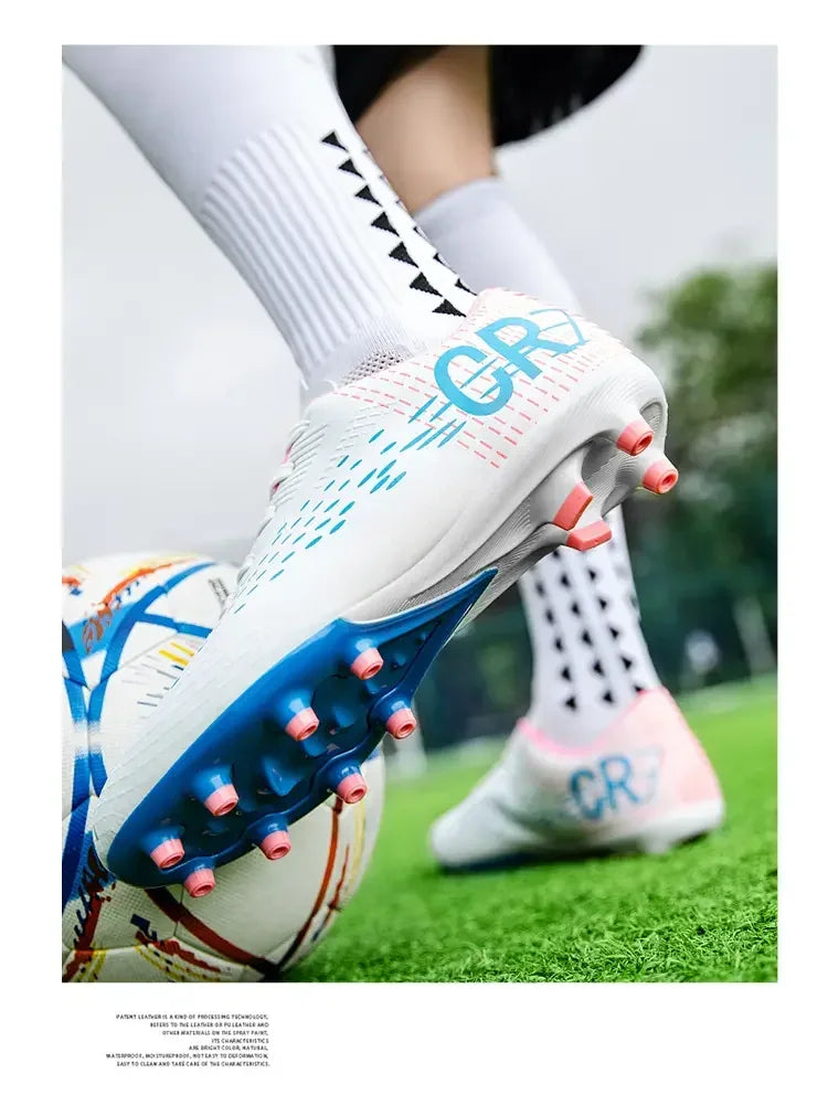 Lage voetbalschoenen met lange TF-noppen, slijtvast en flexibel, geschikt voor buitensporten op het veld