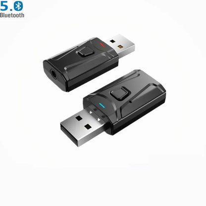Wireless TV Headphones Bluetooth 5.0 with USB Adapter, Foldable Stereo Wireless TV Headphones with Mic for Samsung Smart TV, PC, Laptop & Music