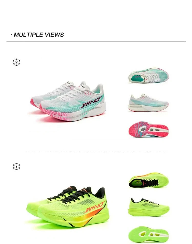 QIAODAN Man Trail Running Shoes 2026 WIND 4 Jogging Sport Shoes GYM Mesh Breathable Athletic Running Sneakers QDB023262298