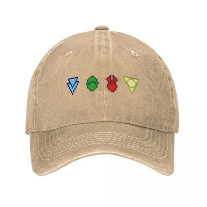 Twilight Imperium Technology Symbols Pixel Art Baseball Cap Icon Ball Cap fishing caps man fun hats Boy Women's