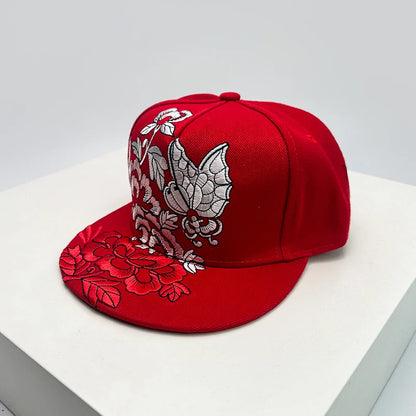 China Chic Pattern Embroidery Baseball Hats Breathable New Unisex Ethnic Style Peaked Caps Versatile Sunshade Hip Hop Fashion