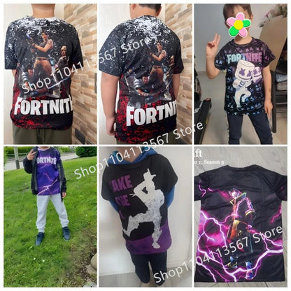 Dječja crtana majica Fortnite Battle Royale 3D, 3 do 14 godina, Victory Royale, majice za dječake i djevojčice, odjeća za tinejdžere