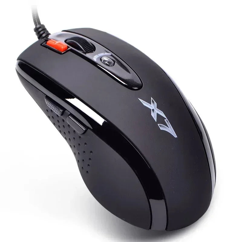 A4TECH Bloody X7-710K Wired Gaming Mouse 2000 DPI USB Gamer Mouse with Macro Programming for PC, Laptop & Esports