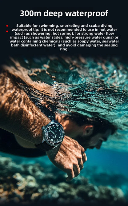 New NORTH EDGE 2026 New TRITON Solar Powered Dive Watch Men Luxury Quartz Watches for Men 316L Stainless Steel Case Waterproof 3