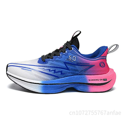 Men's Running Shoes Carbon Board Light Ultra Cushion Breathable Marathon Shock Absorption Support Sneaker Woman Comfy Sport Shoe