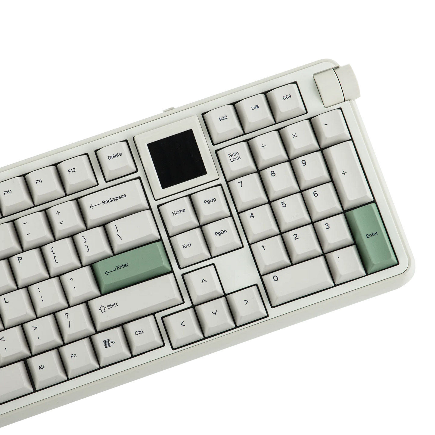 EPOMAKER RT100 PRO 100% ANSI US Layout Gasket Wired/Bluetooth/2.4Ghz Wireless Mechanical Keyboard 1.54” Screen & Volume Knob