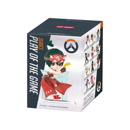 POP MART Genuína Overwatch Play Of The Game Series Blind Box — Figuras colecionáveis em PVC, ornamentos de secretária e modelos de brinquedo para fãs