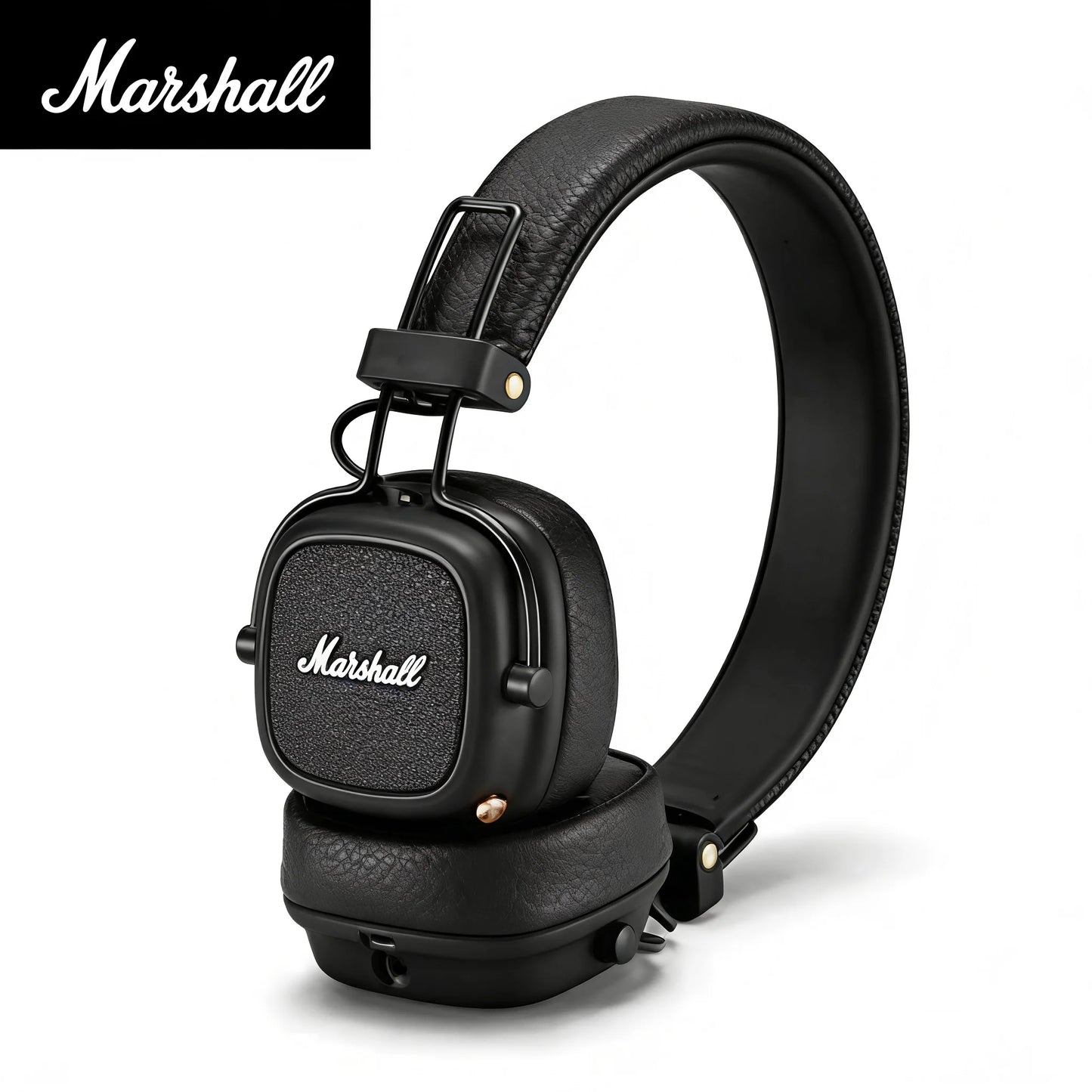 Marshall Major III 3 Wireless Wired Headphones with Mic, Bluetooth Deep Bass Headphones, Foldable Gaming Headset for Sports, Rock Music & Everyday Listening