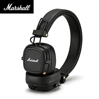 Marshall Major III 3 Wireless Wired Headphones with Mic, Bluetooth Deep Bass Headphones, Foldable Gaming Headset for Sports, Rock Music & Everyday Listening