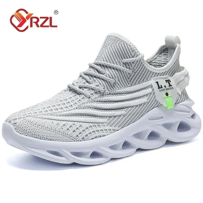 YRZL muške sportske crne tenisice za trčanje i jogging, ležerne outdoor tenisice od prozračne mrežice, ženske lagane crne tenisice za tenis s amortizacijom κρα κρα