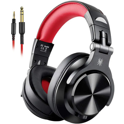 Oneodio Wired Over Ear Headphone With Mic Studio DJ Headphones Professional Monitor Recording & Mixing Headset For Gaming