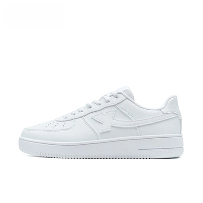 Xtep White Sneakers Female 2026 Spring Couples Versatile Trendy Casual Thick-soled Increase Sports Women Shoes 874118319851