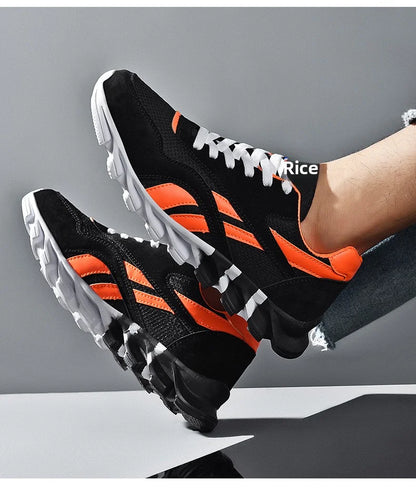 2026 new men's and women's running shoes breathable casual sneakers anti-slip vibration comfortable walking shoes 38-46