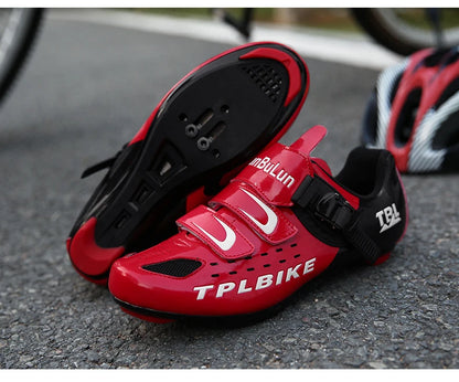 New Men's and Women's Bicycle Shoes,Outdoor Cycling Shoes,Three Functional Soles,Professional Training Shoes