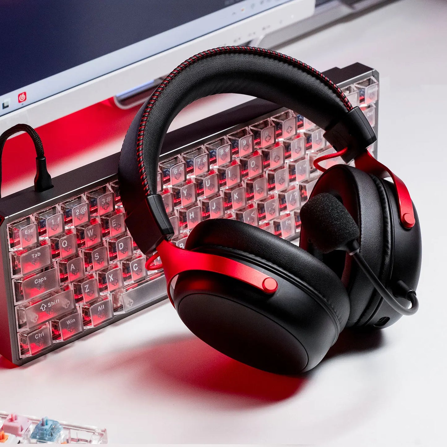 AKKO Verge S9 Gaming Headset with Mic – 53mm Driver, Quad-Mode Wireless Bluetooth 5.3, 7.1 Surround Sound FPS Pro Gaming Headphones