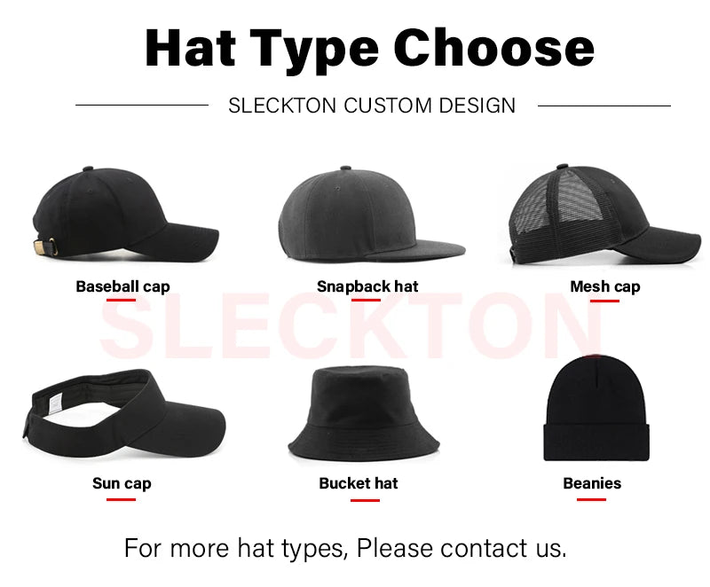 SLECKTON Kasketter med brugerdefineret logo – Hiphop-snapback-kasketter i høj kvalitet – Bogstavbroderi – Branddesign – Trucker-kasket – Engros-kasketter – Voksenstørrelser