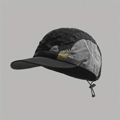 Color Matching Baseball Cap Flat-brimmed Breathable Quick-drying Hat Drawstring Summer Thin Sun Protection Caps Hiking Hats