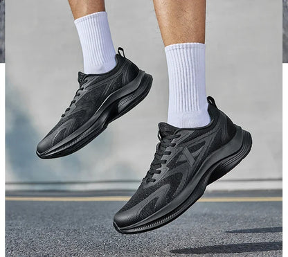 XTEP Running Shoes Men's 2025 Summer Mesh Breathable Comfortable Wear-Resistant Sports Shoes Commuting Casual Shoes 875319110025