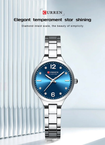 CURREN Luxury Women Bracelet Quartz Watches For Women Magnetic Watch Ladies Sports Dress Wrist Watch Clock Relogio Feminino
